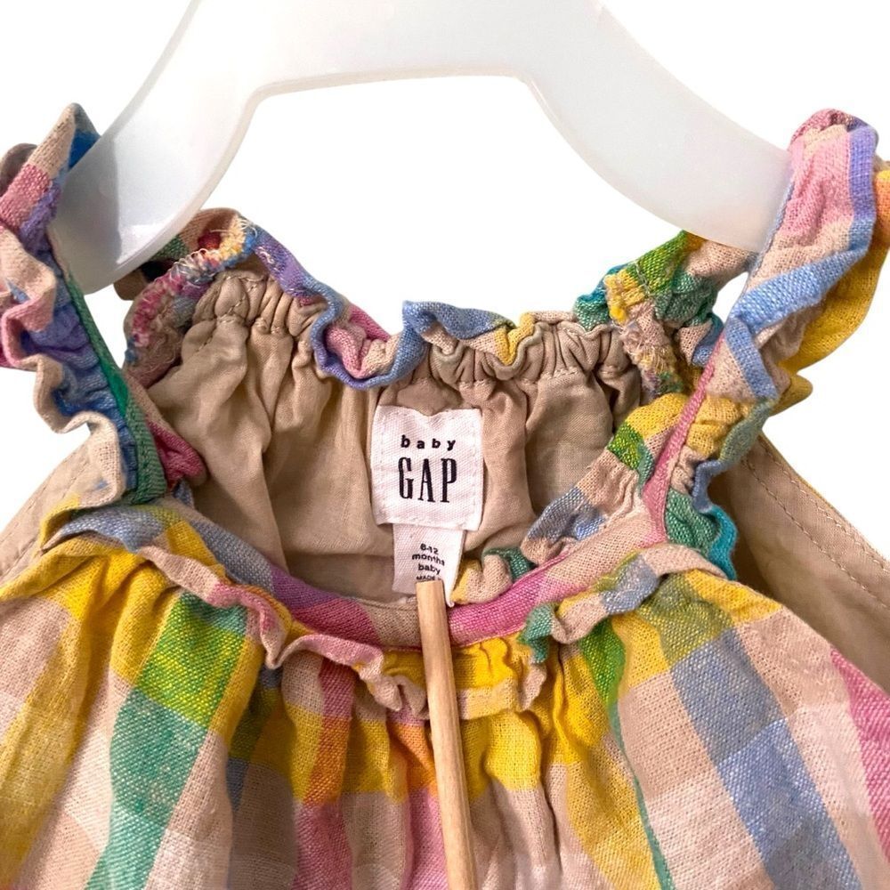 Gap Baby Multicolor Checkered Dress in Size 6/12 Months - Picture 6 of 6